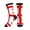 3 Black, variant on Men's Georgian Flag Novelty Athletic Socks Women's Digital Printing Funky Patterned Crew Socks