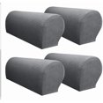 thumbnail image 1 of Arm Slipcovers Stretch Armchair Arm Covers Soft Polyester Furniture Protector for Chair, Sofa, Couch, Grey, 1 of 7