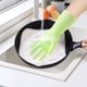 thumbnail image 3 of Reusable Rubber Dishwashing Cleaning Gloves For Kitchen Bathroom Non Slip Grippy Long Washing Gloves With Flocked Liner Flexible Waterpr, 3 of 3