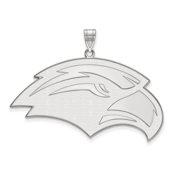 Sterling Silver Rh-plated LogoArt University of Southern Miss XL Pendant