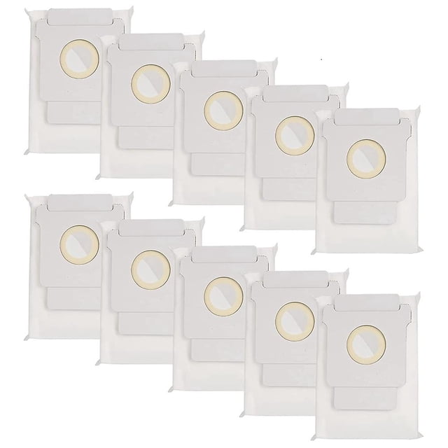 Reemplazo de robots de barrido Paquete de 10 bolsas de polvo para aspiradora Irobot Roomba I7 E5 E6 S9 I y S Series