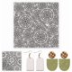 thumbnail image 1 of 2 láminas de textura de arcilla polimérica, sello de silicona con textura de flores vintage, almohadilla para modelar patrones de arcilla polimérica., 1 of 9