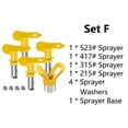 thumbnail image 2 of TOP-MAX Airless Paint Sprayer Accessories Sprayer Tips Tools for Paint Gun Painter Housing Renovation Metal Decoration (Set F), 2 of 8