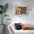 thumbnail image 6 of Farmhouse Sunflower Wall Art Window Religion Christian Hummingbird Bible Verse Pictures Wall Decor Scripture Quotes Canvas Painting Print Artwork Framed for Living Room Bedroom Bathroom 16"×12", 6 of 6