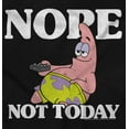 thumbnail image 2 of Funny Patrick Cartoon Nope Not Today Romper Boys or Girls Infant Baby Brisco Brands 12M, 2 of 6