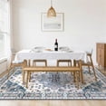 thumbnail image 2 of Area Rugs for Living Room, 6'x9' Washable Moroccan Neutral Geometric Low Pile Non-Slip Rug for Bedroom Kitchen Dining Room Entryway, 2 of 9