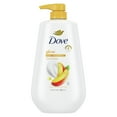 thumbnail image 3 of (3 pack) Dove Glowing Gentle Body Wash for Women All Skin Mango & Almond Butter, 30.6 fl oz, 3 of 13