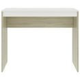 thumbnail image 2 of vidaXL Desk White and Sonoma Oak 90x40x72 cm Engineered Wood, 2 of 4