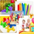 thumbnail image 6 of Dujiujun 100Pcs Long Balloons Latex Twisting Balloon DIY Animal Making Balloon Kid's Carnivals Party Supplies for Birthday Wedding Party, 6 of 7