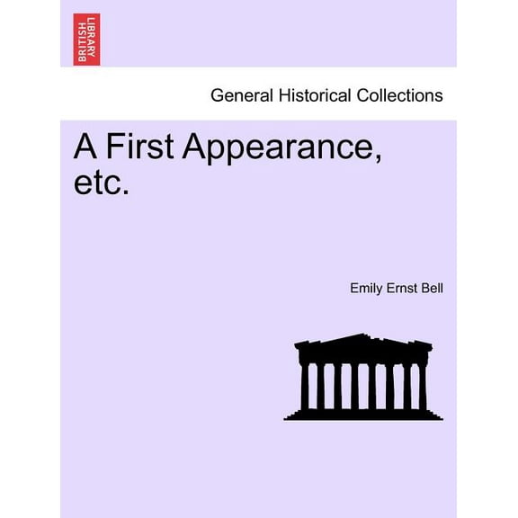A First Appearance, Etc. (Paperback)