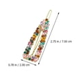 thumbnail image 2 of UPGRATOR 2Ud Pasador De Con Accesorio De Aleación Para Mujer Color Variado, 2 of 6