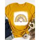 thumbnail image 1 of Camiseta con estampado de arcoíris de teñido anudado a la moda Tmvgtek Para estrenar, 1 of 1