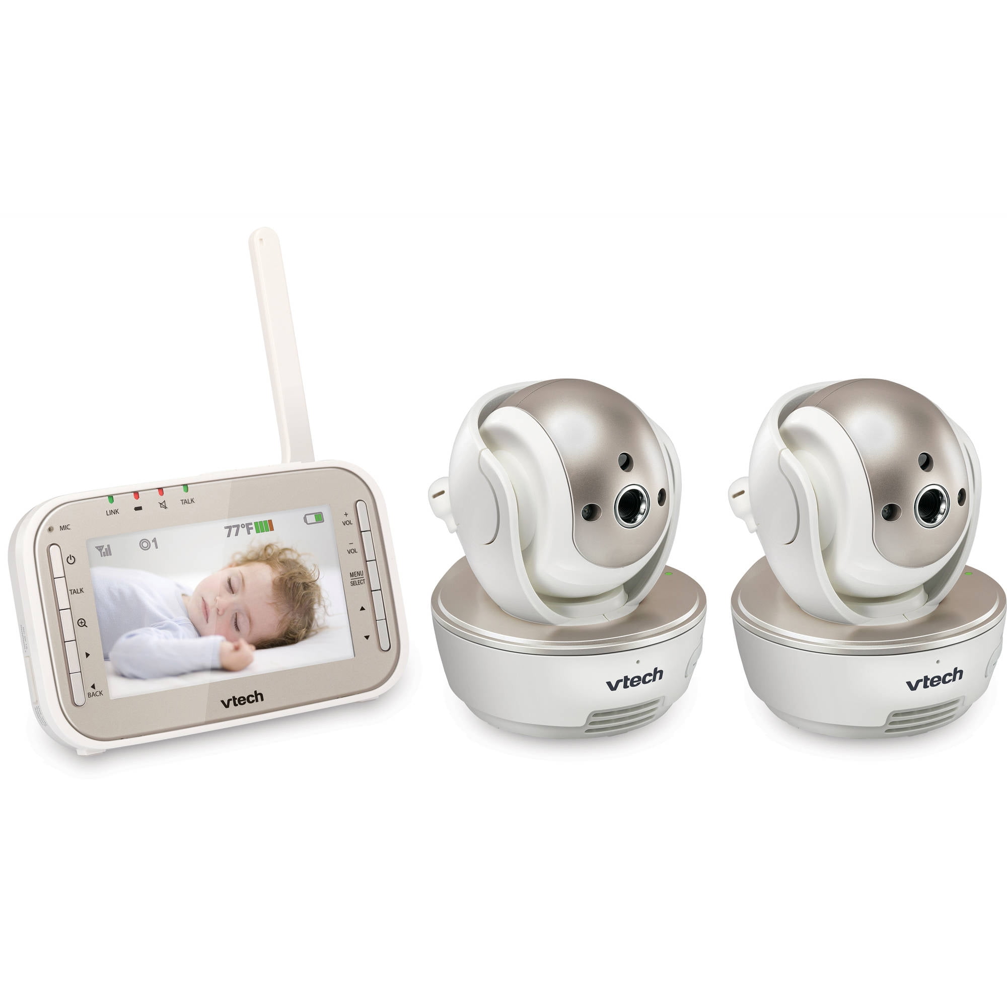 VTech VM3432, Video Baby Monitor, 2 Pan and Tilt Cameras
