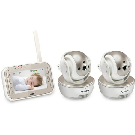 VTech VM343-2, Video Baby Monitor, 2 Pan and Tilt Cameras