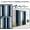 Blue, variant on Yakamok 100% Blackout Curtains for Bedroom,Room Darkening Blue Curtains Ombre Gradient Curtains for Living Room Grommet Window Curtains,2 Panels,52x84 inch