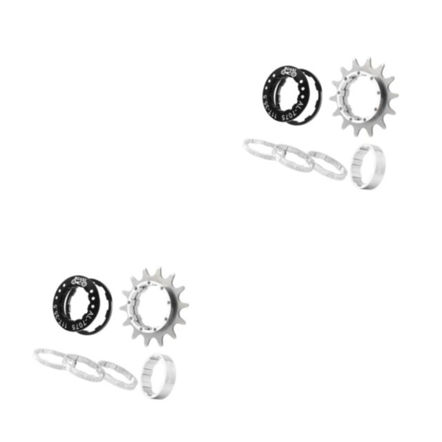 Greeniant Espaciadores de casete de adaptador de volante de una sola velocidad 14T Cog extraíble Type3 NO3