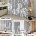 thumbnail image 6 of Shower Curtain Dandelion Bathroom Curtains with Hooks, Waterproof Fabric Spring Flower Plants Grey Bath Shower Curtains Set for Bathroom Bathtubs Decor 36x72 Inch, 6 of 9