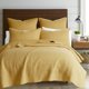 thumbnail image 1 of Juego de colcha Levtex Home, punto de cruz, ocre, 100% algodón, Twin XL, 1 of 7