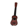 thumbnail image 3 of Ukelele para niños, Mini guitarra para niños, instrumento Musical clásico, juguete educativo para niños y niñas de 3 años o más, recuerdos de fiesta marron oscuro, 3 of 8