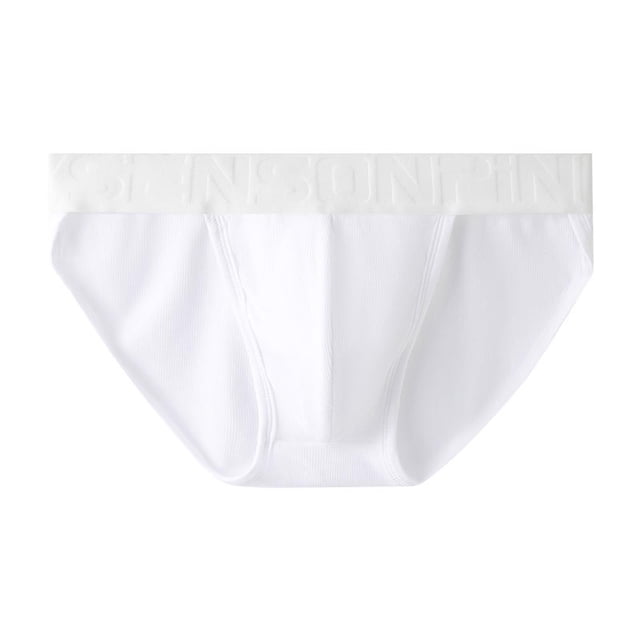DGMIOCS Men's Mid Rise Boxer Shorts Comfortable Fashionable Breathable A Underwear Thread Design Shorts White XXL