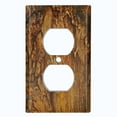 thumbnail image 3 of Metal Light Switch Plate Outlet Cover Tree Bark Wallpaper WOD001, 3 of 14