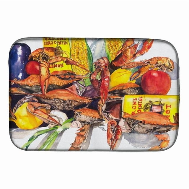 Carolines Treasures 1016DDM Verons & Crabs Dish Drying Mat