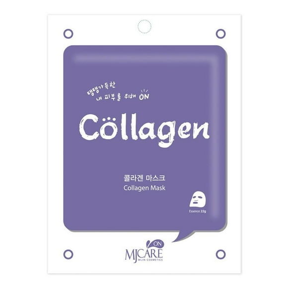 Mascarilla facial Mjcare Mijin colageno de tela 1 pza