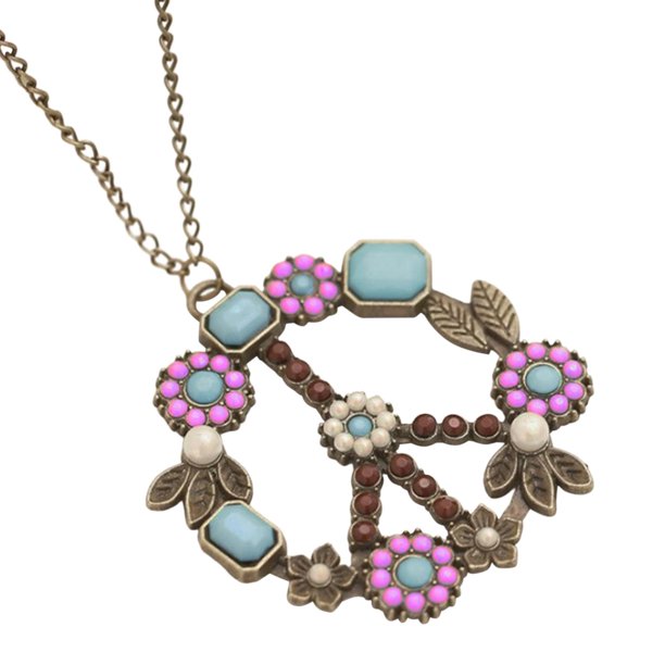 Colgante Collar Boho Estilo Cadena de eslabones Collares Joyas para Mujeres Hombres Cosplay Accesorios de disfraces , Rosado Sunnimix gargantilla collar