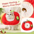 thumbnail image 2 of Gardjoe Soft Kitten Recovery Collar with Adjustable 13-22cm Fit for Post Surgery Wound Healing Anti Lick Bite Cat Cone Alternative, 2 of 7
