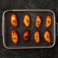 thumbnail image 3 of Cesta para horno PENGJJMXG Cesta de parrilla de acero inoxidable Cesta de malla antiadherente, 3 of 5