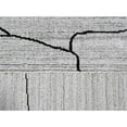 thumbnail image 4 of Taran Designs 6' x 9' Abstract Wool Area Rug in White/Dark Gray, 4 of 4
