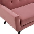 thumbnail image 4 of Modway Engage Performance Velvet Sofa in Dusty Rose, 4 of 8