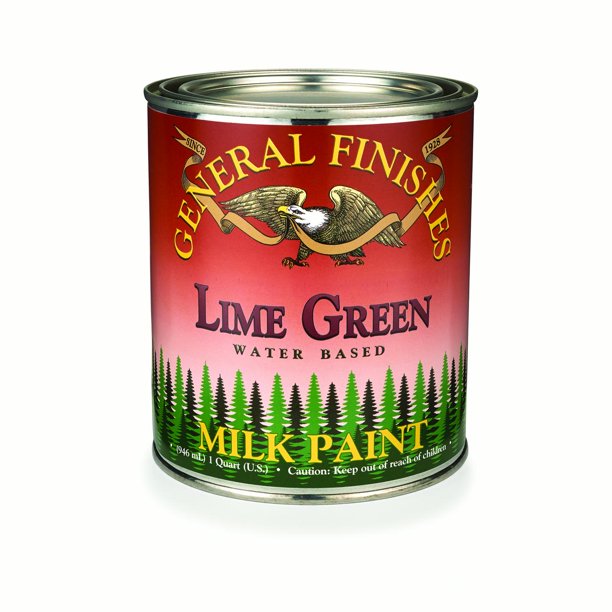 Lime Green, General Finishes Milk Paint, Quart