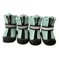 thumbnail image 2 of 4 Pcs Waterproof Dog Shoes with Reflective Straps, Breathable Non-Slip Boots for Large Dogs, Paw Protection for Daily Walking, 2 of 6