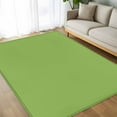thumbnail image 4 of Fruit Green 5x7 Area Rugs, Farmhouse Solid Green Color Modern Art Non-Skid Rubber Backing Large Rectangle Rugs - Living Room Bedroom Home Office, Indoor Floor Mat Carpets Washable Rug, 4 of 9