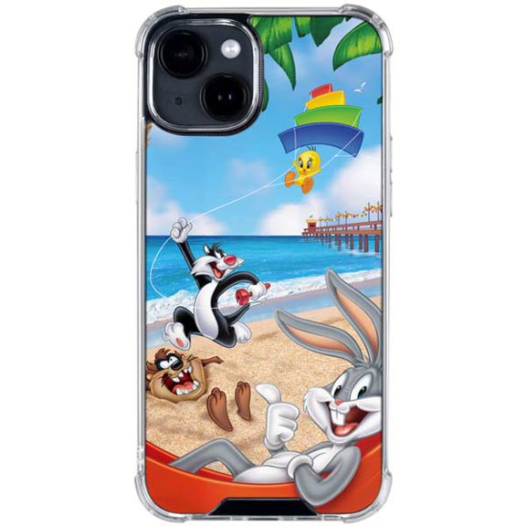 Skinit Looney Tunes Beach iPhone 14 Plus Clear Case