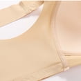 thumbnail image 6 of Purcolt Women's Floral Lace Front Closure Bra Wirefree Post-Surgery Bra Full Coverage Everyday Bra Comfortable Snap Closing Bras, 36-46BC, 6 of 9