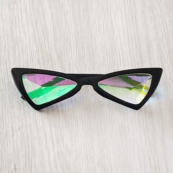 FELTECHELECTR Back to School 1Set Woman Sunglasses Retro Cat Eye Fashion Black Lightweight Eyewear