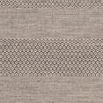 thumbnail image 3 of SAFAVIEH Montauk Karlene Geometric Striped Cotton Area Rug, Ivory/Anthracite, 5' x 8', 3 of 7