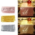 thumbnail image 4 of Ounissouiy Camino de de lentejuelas boda Festival celebración compromiso fiesta decoración hogar Hotel Bar granja reutilizable decorativo Decoración del hogar Oro rosa Ounissouiy HA071087-03, 4 of 6