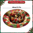 thumbnail image 4 of Outdoor Christmas Decorations Carpet 3D Stereo Christmas Round Carpet Christmas Tree Snowman Holiday Scene Mat Non Christmas Decorative Rug For Living Room And Bedroom Visual carpet, 4 of 5