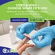 thumbnail image 4 of Guantes desechables de nitrilo CARE PLUS, azules, grandes, 1000 unidades, 4 of 8