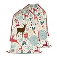 thumbnail image 2 of Christmas Bags Drawstring,Multicolor Christmas Deer Pattern Large Xmas Christmas Gift Bags,Reusable for Xmas and New Year Party Favors and Supplies,27.6" X 19.7", 2 of 6