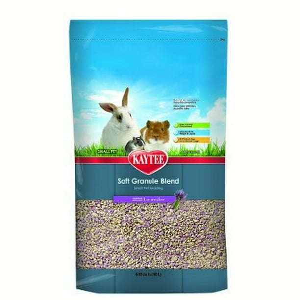 Kaytee Soft Granule Blend Lavender Scented Small Animal Bedding 610 Cu Walmart Com Walmart Com