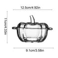 thumbnail image 3 of Luoshdecor Glass Candy Jar with Lid,Halloween Clear Candy Bowl Storage Cute Snack Crystal Jars for Home Decoration Thanksgiving Party, 3 of 6