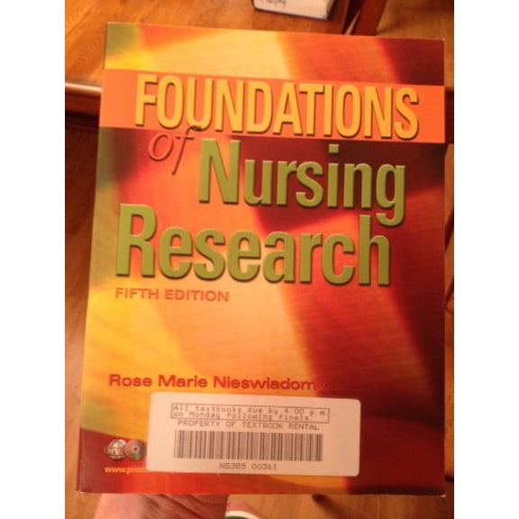 Pre-Owned Foundations of Nursing Research (Paperback) 0136129803 9780136129806