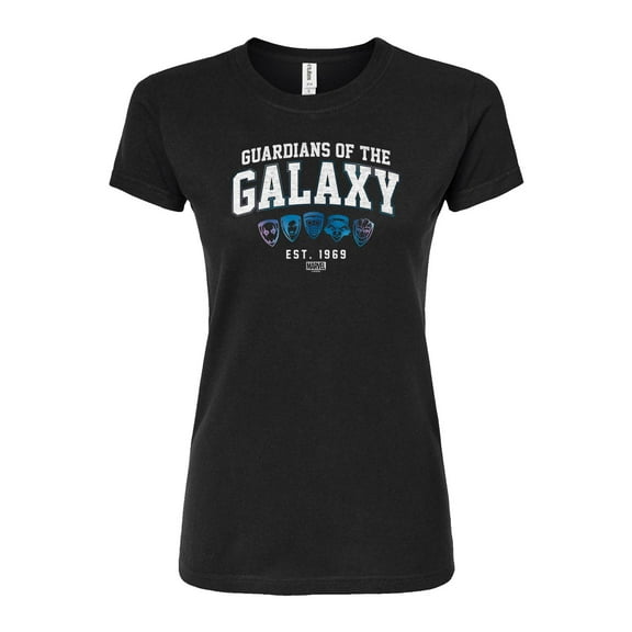 Marvel Guardians of the Galaxy - Guardians Collegiate - Juniors Fitted Graphic T-Shirt