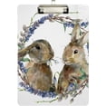 thumbnail image 2 of FMSHPON Easter Bunny Couple Clipboard Hardboard Wood Nursing Clip Board and Pull for Standard A4 Letter 13x9 inches, 2 of 8