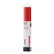 Cricut® Smart Vinyl™ Shimmer – Permanent (3 ft) - Red, 13" x 36"