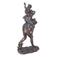 thumbnail image 2 of Croak Family Papa Frog Piggybacking 2 Young Baby Frogs To School Garden Statue, 2 of 9